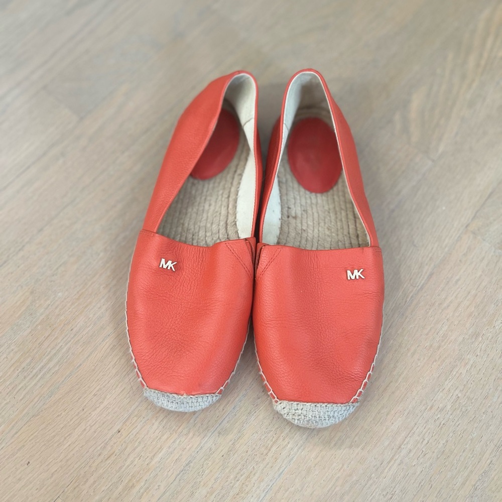 Michael Kors Orange Espadrille Shoes